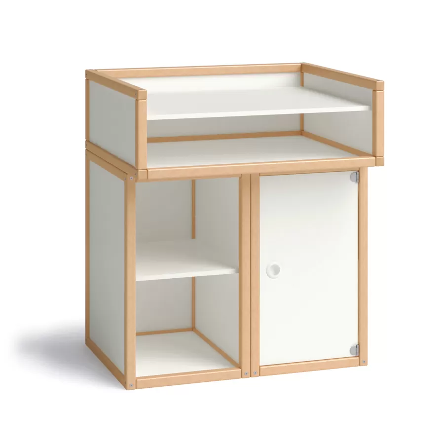 FLÖTOTTO - 8480 Wickelkommode mit Tür und Schubkästen