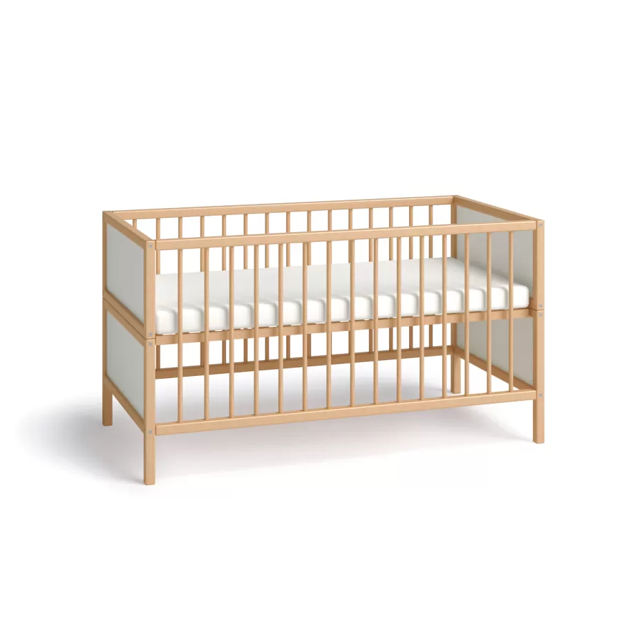 Babybett FLÖTOTTO - 8229 Liege (3-seitig-umbaut)