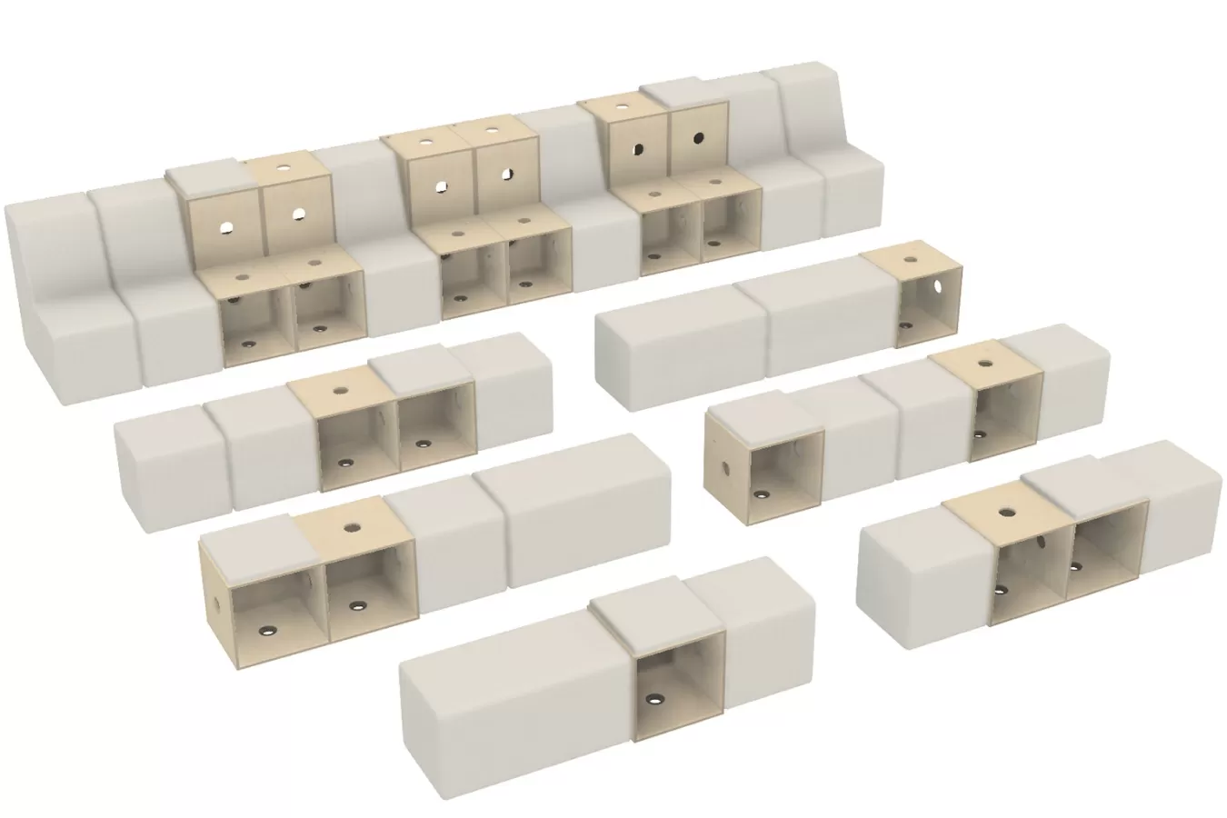FLÖTOTTO - ACTIVE Hocker Würfel
