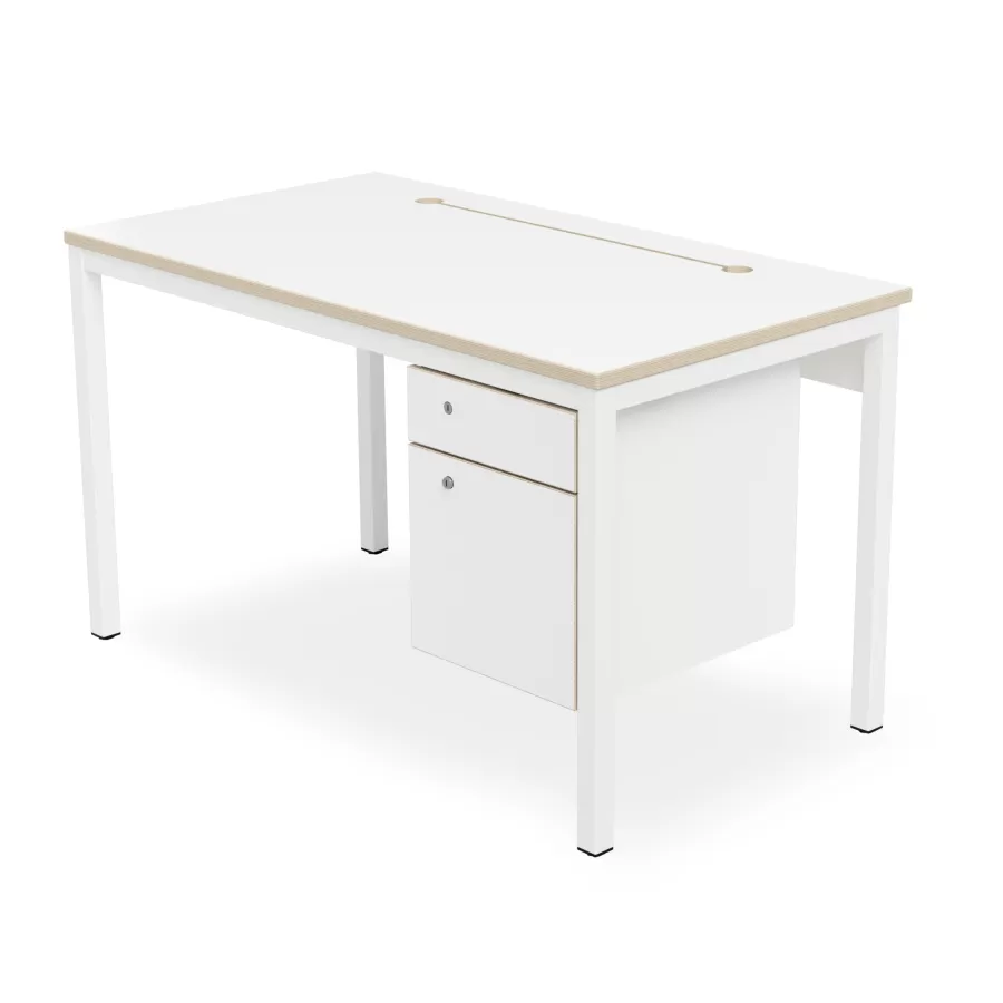 FRAME TABLE Teacher's Desk with Understructure FLÖTOTTO - FRAME TABLE Einzeltisch