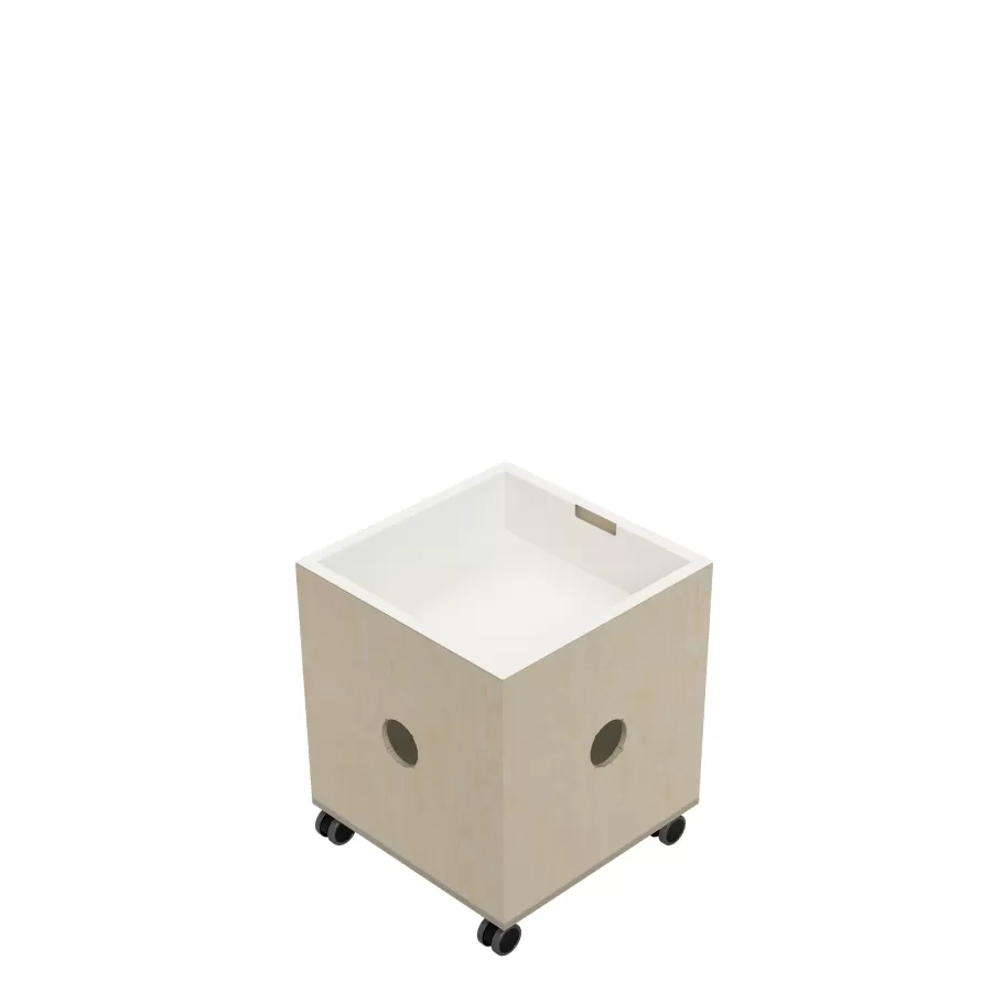 Složení produktu: 1 x ACTIVE Box 1er, 1 x ACTIVE podstavec na kolečkách 40x40, 1 x ACTIVE konektory, 1 x ACTIVE kovová vložka FLÖTOTTO - ACTIVE Metalleinsatz