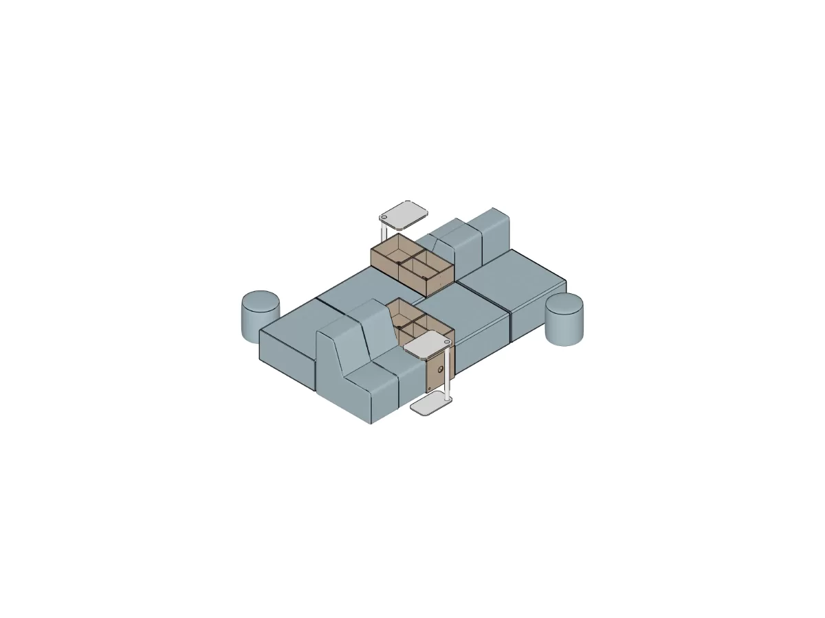 FLÖTOTTO - ACTIVE Polster Quadrat 80