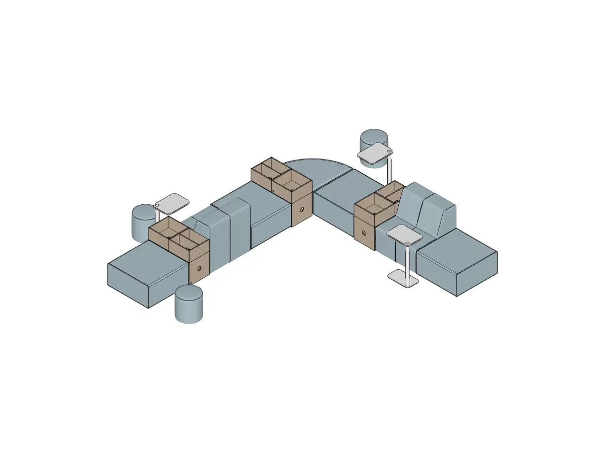 FLÖTOTTO - ACTIVE Polster Quadrat 80